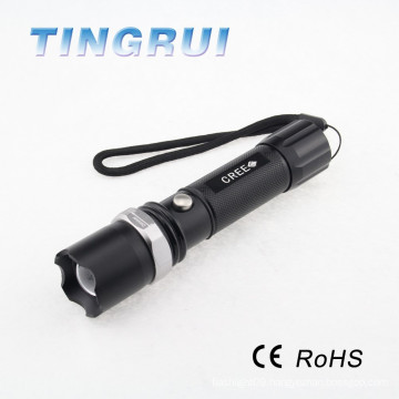 Hot sales aluminum led rechargeable military torch light electric bicycle